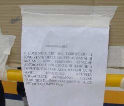 Bacheca tendopoli all'Aquila