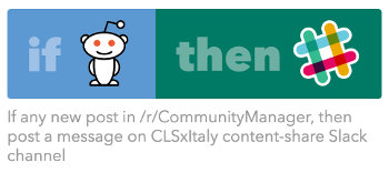 IFTTT Reddit to Slack