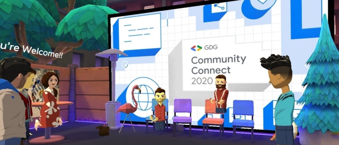 Organize a community event in virtual reality