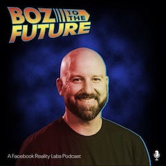 Boz to the Future podcast logo